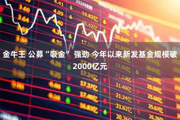 金牛王 公募“吸金” 强劲 今年以来新发基金规模破2000亿元